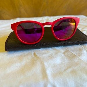 NAIU! Red mirror lens sunglasses